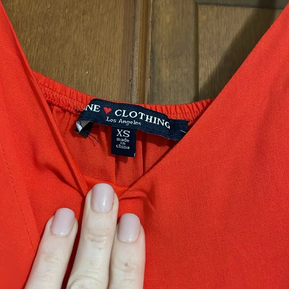 NWT red romper - Picture 5 of 5
